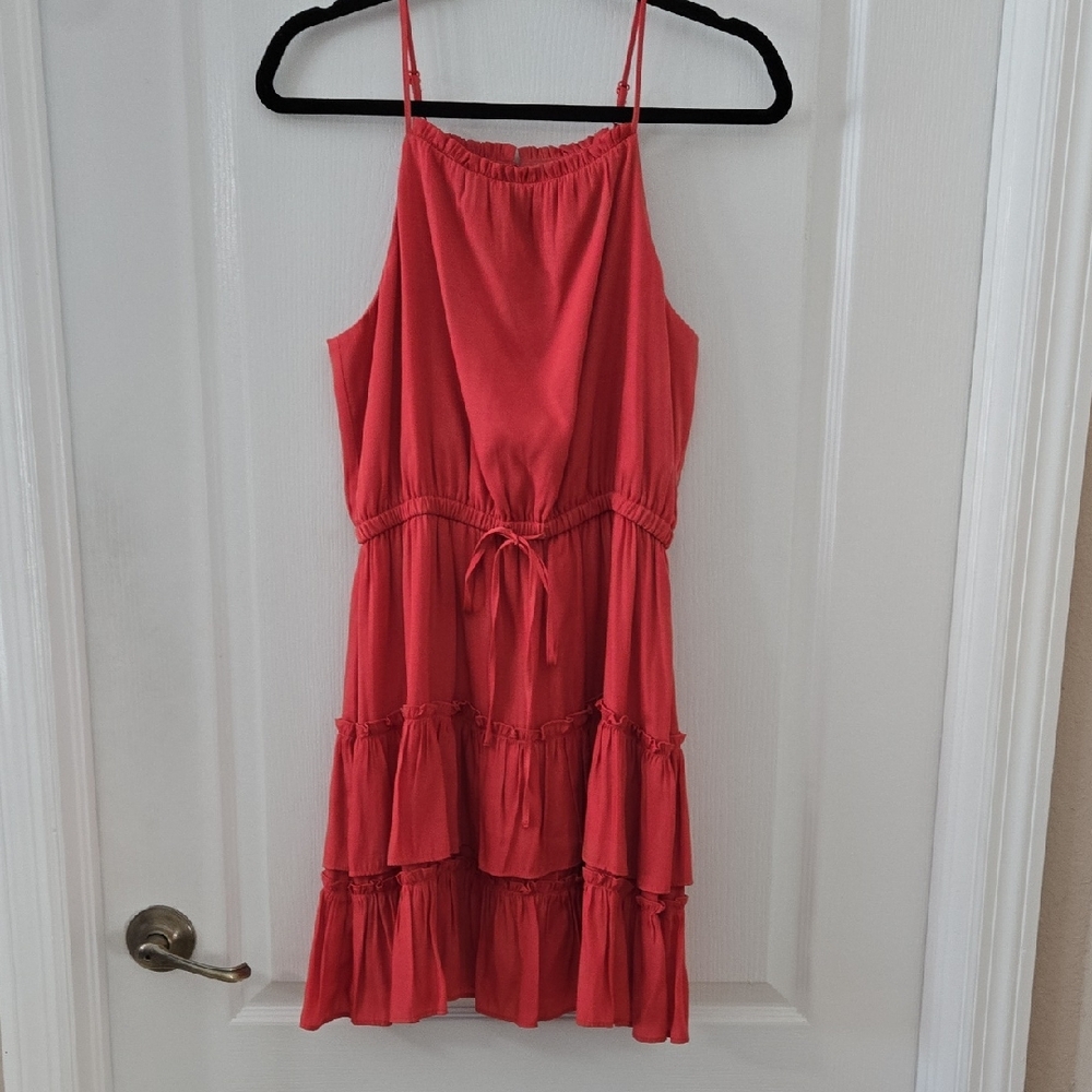 Bar III Vibrant Coral Dress